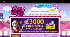 Desktop Screenshot of lovemybingo.co.uk